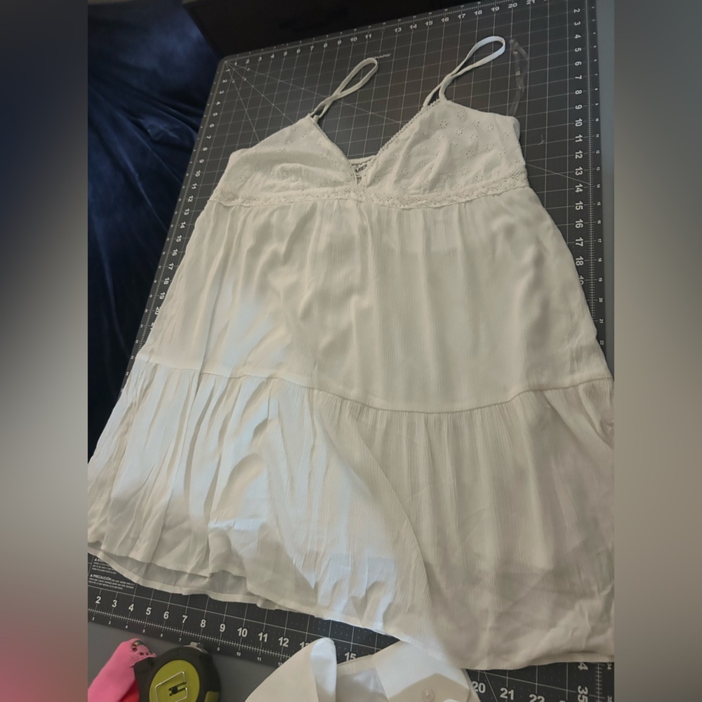 No Boundaries White Sleeveless Nightgown